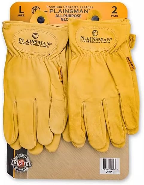 Plainsman Premium Cabretta Leather All Purpose Gloves Large
