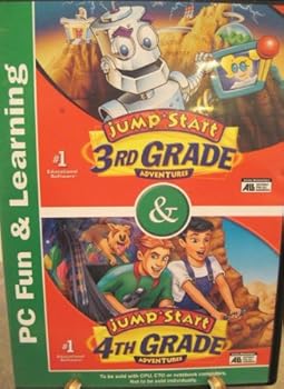 Video Game Jump Start 3rd Grade Adventures & Jump Start 4th Grade Adventures Book