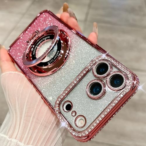 Coque iPhone 11 Pro Max rose à paillettes idéale pour vos selfies