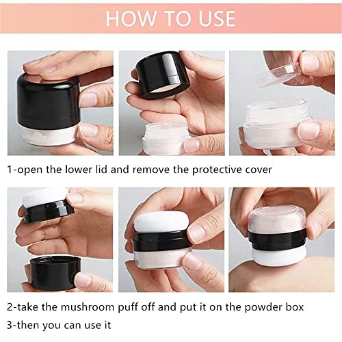 Loose Powder Blush Air Cushion Blush，Easy-Dab Air Cushion Cheek Blush，Lazy Cushion Blush (03# Peach Pink) #TOP1