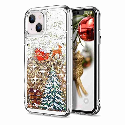 Funda para iPhone 15 con brillo líquido para lucir en tus cenas de Navidad