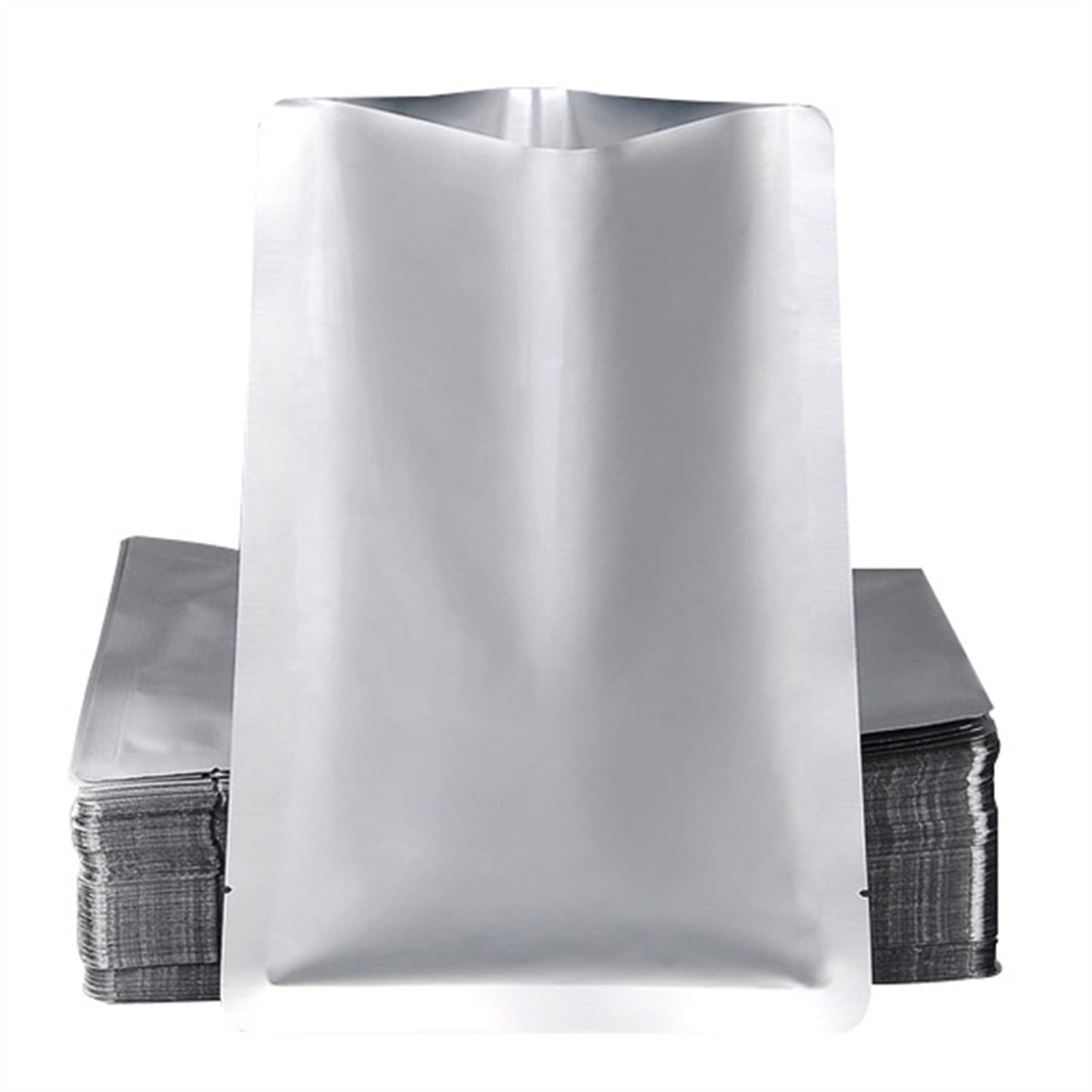 100 Stücke Mylar Beutel Aluminiumfolie Verpackung Tasche Flachbeutel Kaffeepulver Tee Lagerung Geruchsneutral Mylar Beutel (Blanco : 20 * 30cm)