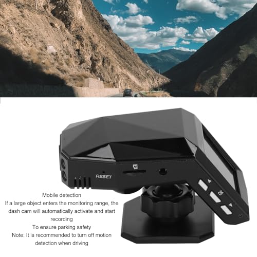 Dilwe Front Rear Dash Cam, Car Digital Video Recorder,10MP HD Night Vision Dashboard Camera, Center Console Perfume Dash Cam Recorder Camcorder - Image 4