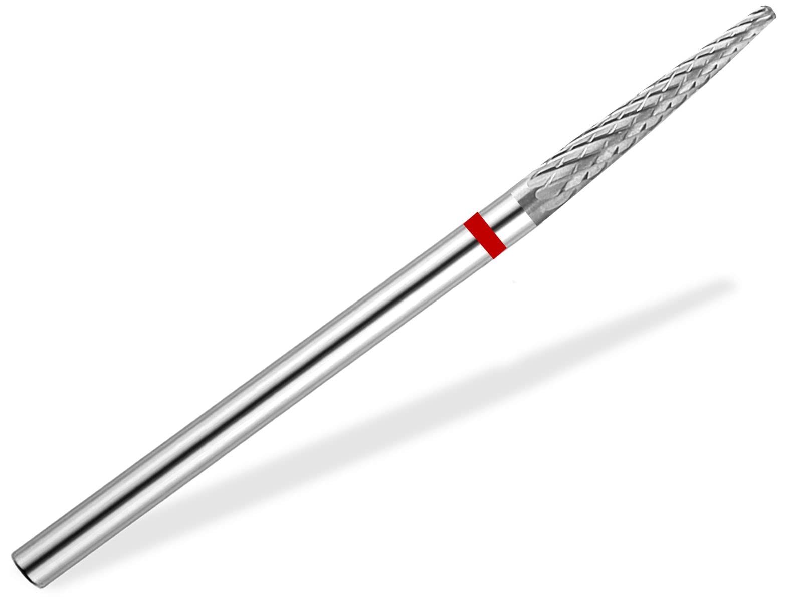Nagelfräser Aus Hartmetall – Zylinder-Form, Feine Kreuzverzahnung, Zum Entfernen Von Gel & Acryl, Für Elektrische Feilen