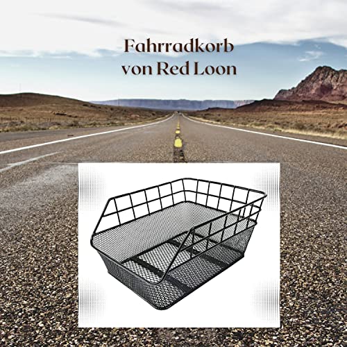 Fahrradkorb für Gepäckträger von Red Loon XXL Schultaschenkorb
