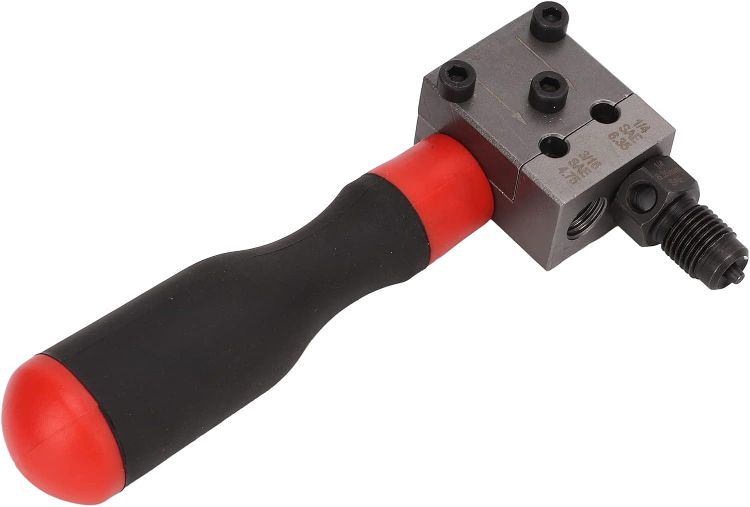 Ymiko Copper Tube Brake Line Tool Set Automotive Universal Repair Tools Single Double Adapter for Auto Repair 3/16in 1/4in