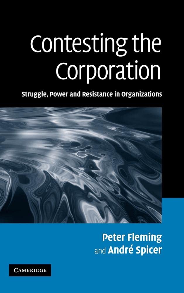 Peter Fleming Unisex Multicolor Contesting The Corporation: Struggle, Power & Resistance In