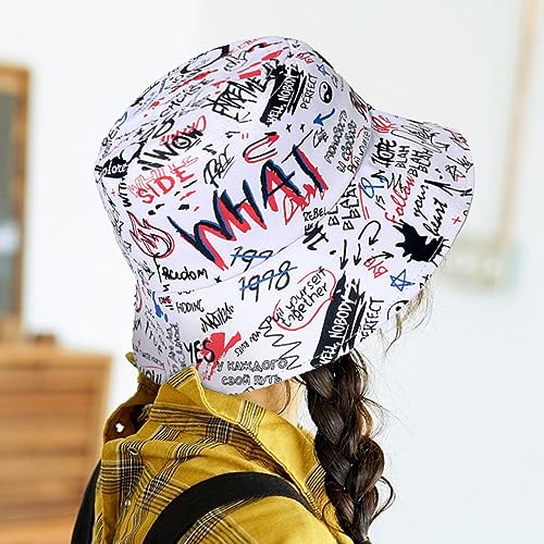 Image of Packable Reversible Printed Bucket Hat Unisex for Men Women Beach Fisherman Cap