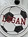 Personalized Soccer Bag Name Tag, Handmade