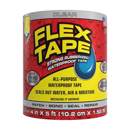 Flex Tape, Original Thick Flexible Rubberized Waterproof Tape - Seal and Patch…
