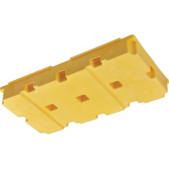 Global Industrial Low Profile Spill Containment Modular Platform, 2 Drum Capacity, 30 Gallon Liquid Capacity, 5000 Lbs Weight Capacity, 51.5W x 26.25D x 6.5H, Yellow