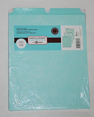 Martha Stewart Home Office with Avery Vertical File Folders