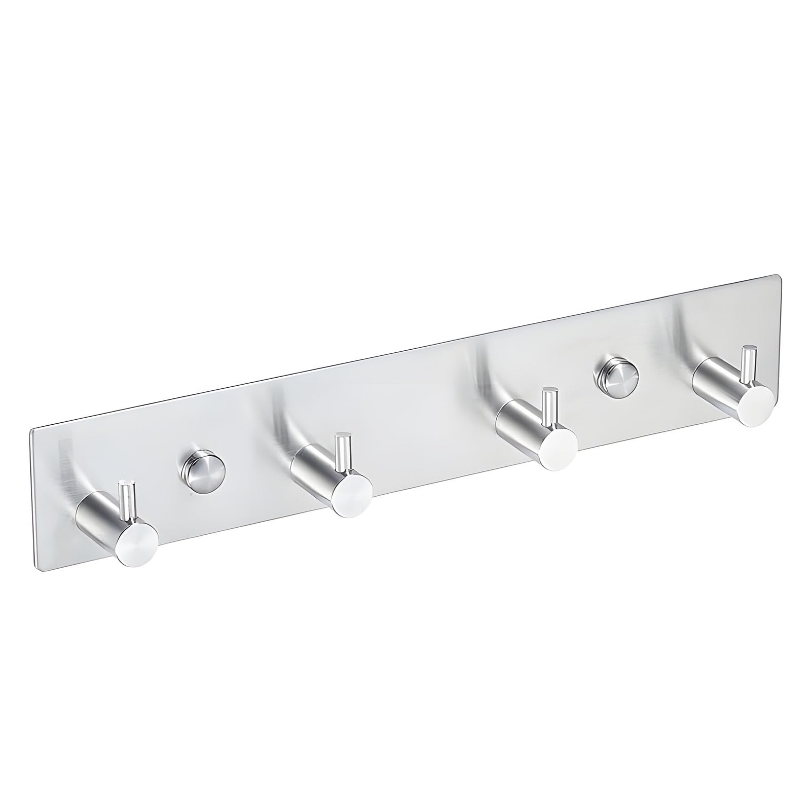 Apradas 4 Hooks Coat Hooks 25.5cm, Stainless Steel Coat Rack Wall Mounted