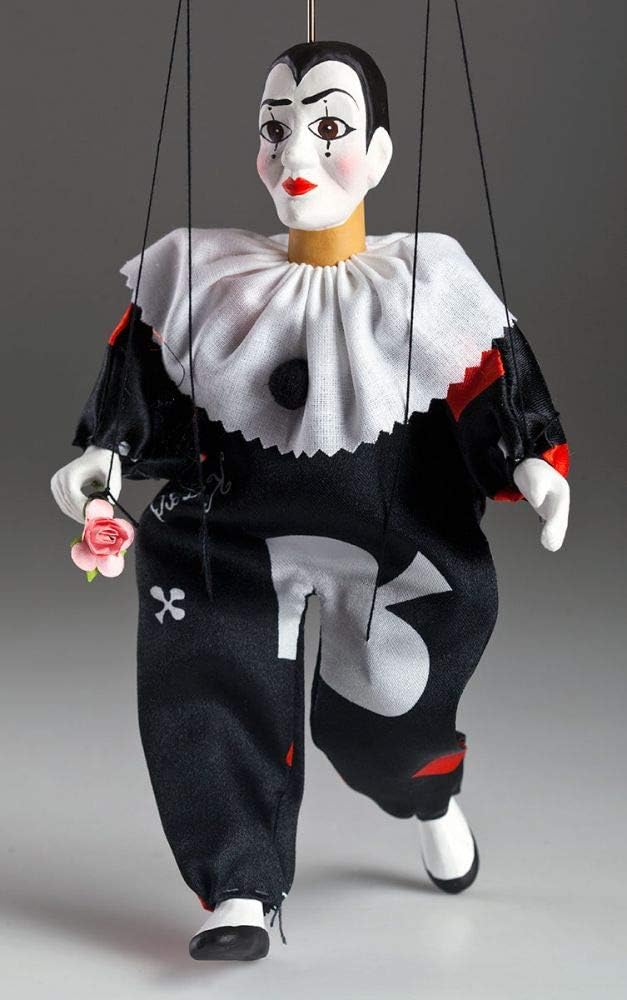 Lovely Pierrot String Puppet, by Czech Marionettes : Toys & Games
