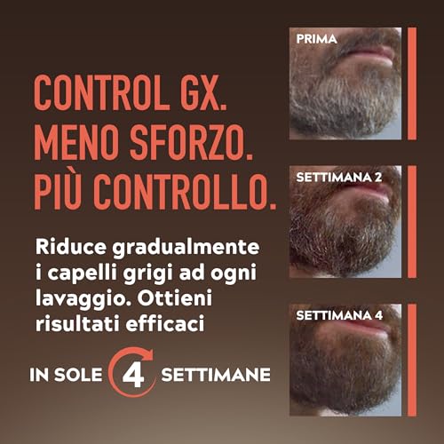Just For Men Control Gx Barba Shampoo Colorante Graduale 118 Ml - 2