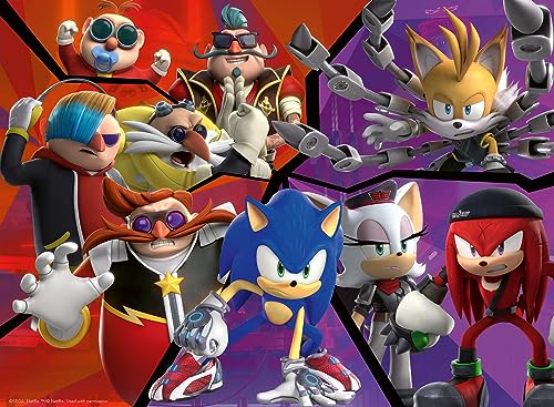 Ravensburger Sonic Prime Jigsaw Puzzle for Kids Age 6 Years Up - 100 Pieces XXL, Blue and White, 100 piezas, 49 x 36 cm - Image 2