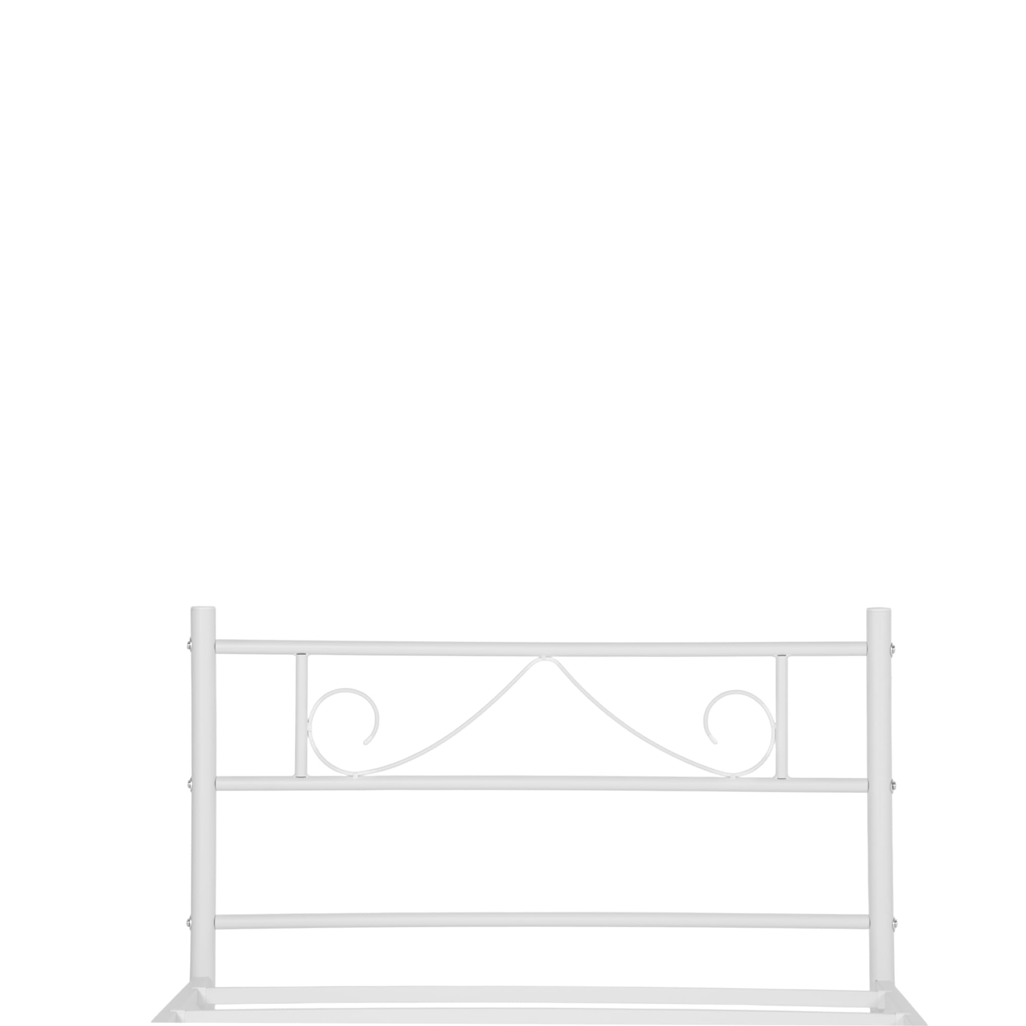 FurnitureR Cama de primeros auxilios con marco de metal resistente, diseño moderno de barba blanca, ahorro de espacio y duradera para respuesta de emergencia, escenarios de negocios y viajes, círculo