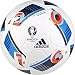 adidas Performance Euro 16 Top Replique Soccer Ball, White/Bright Blue/Night Indigo, 5