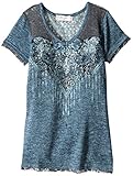 Miss Me Big Girls' Fashion V-Neck Top