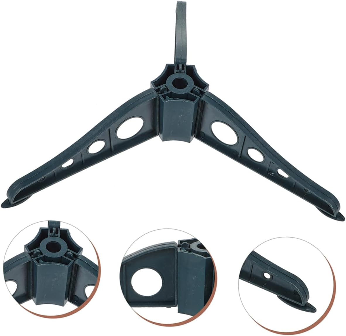 PRETYZOOM 4pcs Sturdy Christmas Tree Stand Bracket for Artificial Trees Easy Assembly Support Base for Holiday Decor Stable Xmas Holder Elegant Design