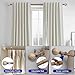Wood Curtain Rods for Windows: 1 Inch Diameter Adjustable Heavy Duty Curtain Rod 32