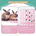 Haull 16 Pcs Plastic Rabbit Cage Mat, Small Animal Feet Pad Resting Pads for PET Hamster Rat Chinchilla Guinea Pig, Bunny Cage Mat 13.3 x 9.6 Inch(Pink)