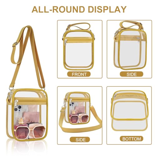 UEASE Clear Bag for Stadium Events, Small Women's Clear Purse by UEASE - Used condition - Image 5