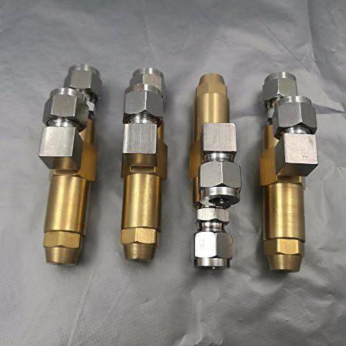 ZAMTAC Fuel Oil Spray Nozzle,Waste Burner Oil Nozzle,Siphon air atomizing Nozzle,Oil Jet Nozzle - (Color: 1.1mm)