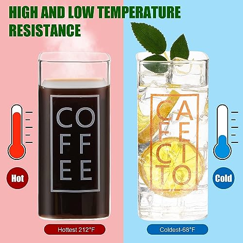 Image of ANKUL Glass Tumbler with Straw and Bamboo Lid 400ml, Glass Mason, Clear Coffee Mugs for Straw and Direct Drinking Mouth Dual Use, Travel Sipper Bottle (1, Square)