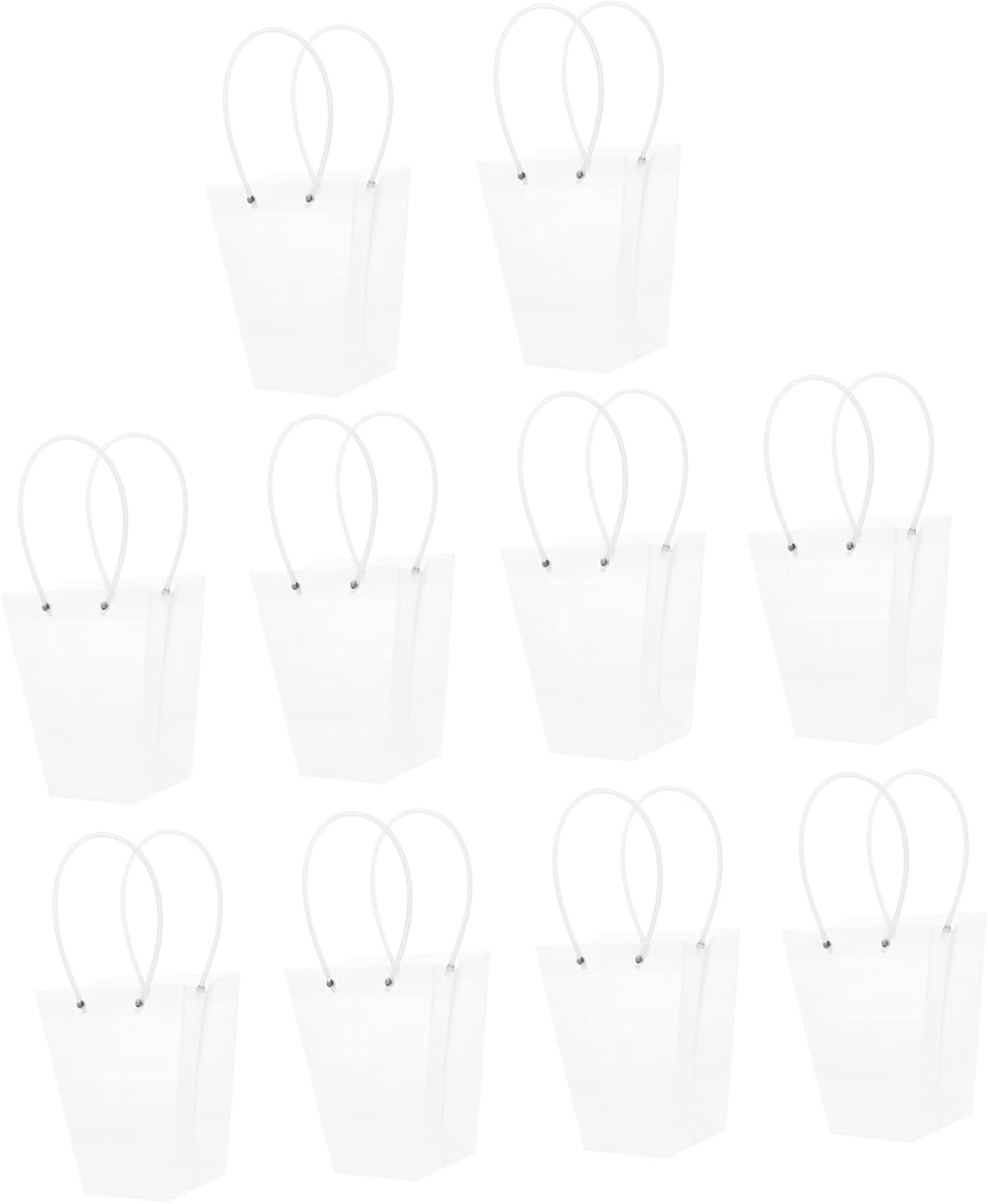 10Pcs Daisy Floral Bags for Presents Thickened Candy Bag Multi-Function Bag Decorative Party Wrapping Bag