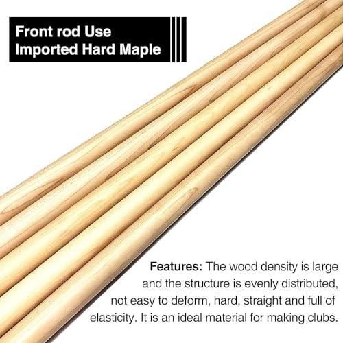 Taco de billar Half Maple 57" 13 mm para adulto profesional miniatura 6