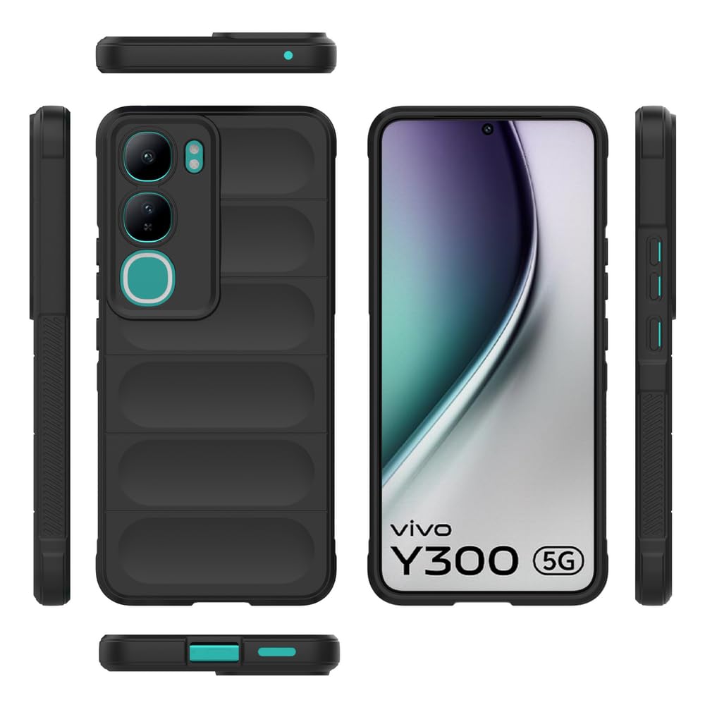 Elubugod Compatible with Vivo V40 Lite 4G (India) Case Cover,TPU Mobile Phone Soft Compatible with Vivo V40 Lite 5G (India) V2417 / Y300 5G V2416 Case