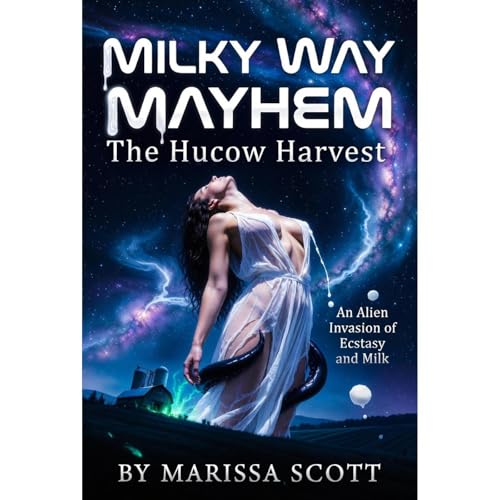 Milky Way Mayhem: Alien Tentacle Hucow Erotica Orgy Humorous Audiolibro Por Marissa Scott arte de portada
