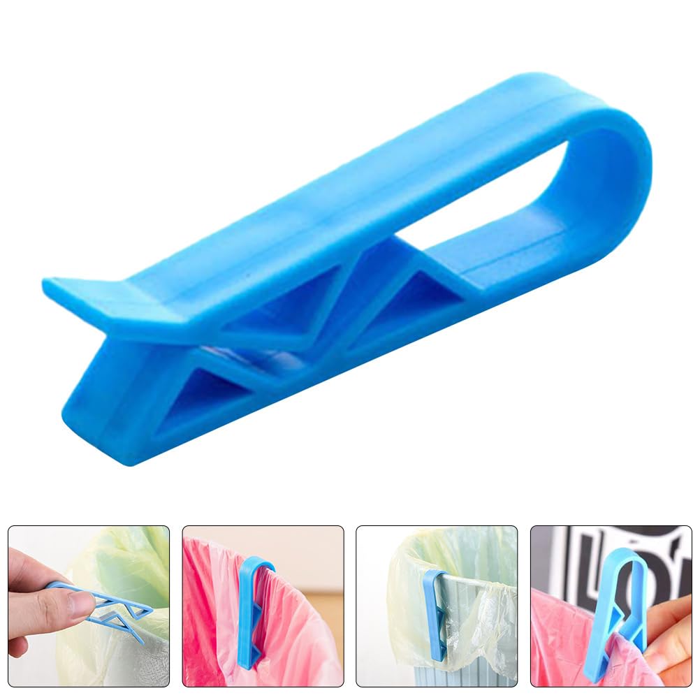 50 Clip Per Fissare Il Sacchetto Al Cestino - Morsetti In Plastica Antiscivolo Per Cucina E Ufficio