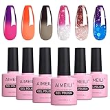 AIMEILI Soak Off UV LED Temperature Colour...