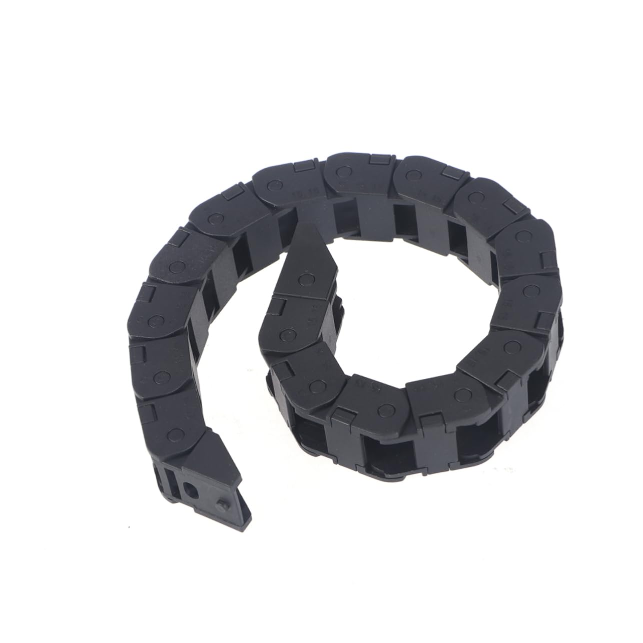 Black Plastic Wire Carrier Drag Chain 455mm X 25mm X 20mm