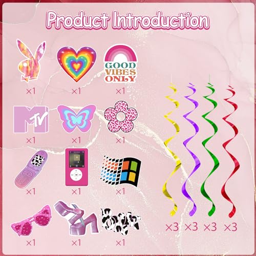 Image of Y2k Party Decorations for Birthday Female Bachelorette