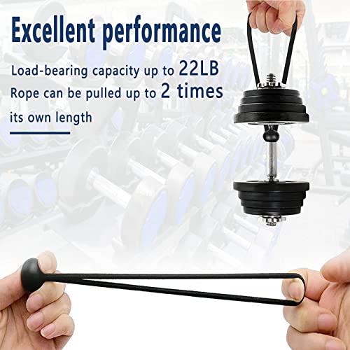 Ganci Elastici, 4mm, 10m Nero, ZhenSFlourish Fai