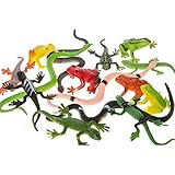 15er Set Reptilien aus Kunststoff