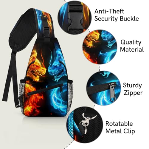 Bolso tipo Sling para hombres y mujeres unisex miniatura 3