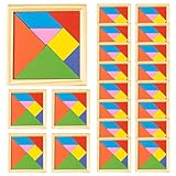 Cadeaux de fête parfaits : compact et léger, cet ensemble de puzzles tangram de 20 pièces est idéal pour les cadeaux de fête, les prix en classe ou les sacs, ajoutant une surprise réfléchie et éducative à toute célébration.
