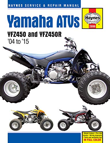 Yamaha YFZ450/YFZ450R ATVs, '04-'10 (Haynes Service & Repair Manual)