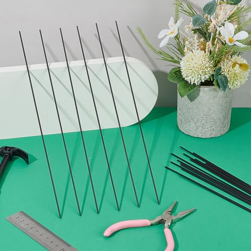 OLYCRAFT 20 Stück Kohlefaserrohr 2 x 0.9 x 301mm Hohlkohlefaserstäbe Reine Runde Kohlefaser Gerollte Pultrudierte Kohlefaserrohre Für RC Flugzeuge Quadcopter Multicopter DIY Bastelarbeiten Matt