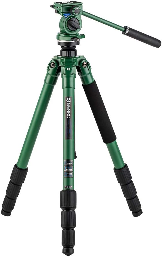 Benro TWD28CLBWH4 Wild Tripod #2 Carbon Fiber TWD28AL + BWH4 Head 4 Sections
