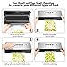 Vacuum Sealer Machine By Entrige, Automatic Food Sealer for Food Preservation w /Starter Kit, Dry Moist Food Modes, Easy to Clean, Led Indicator Lights, Compact Design, Silver(Stainless Steel)
