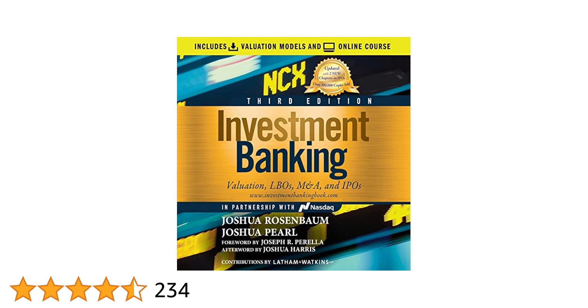 Investment Banking (Third Edition） Investment Banking: Valuation, Lbos, M&a, and Ipos, 3rd