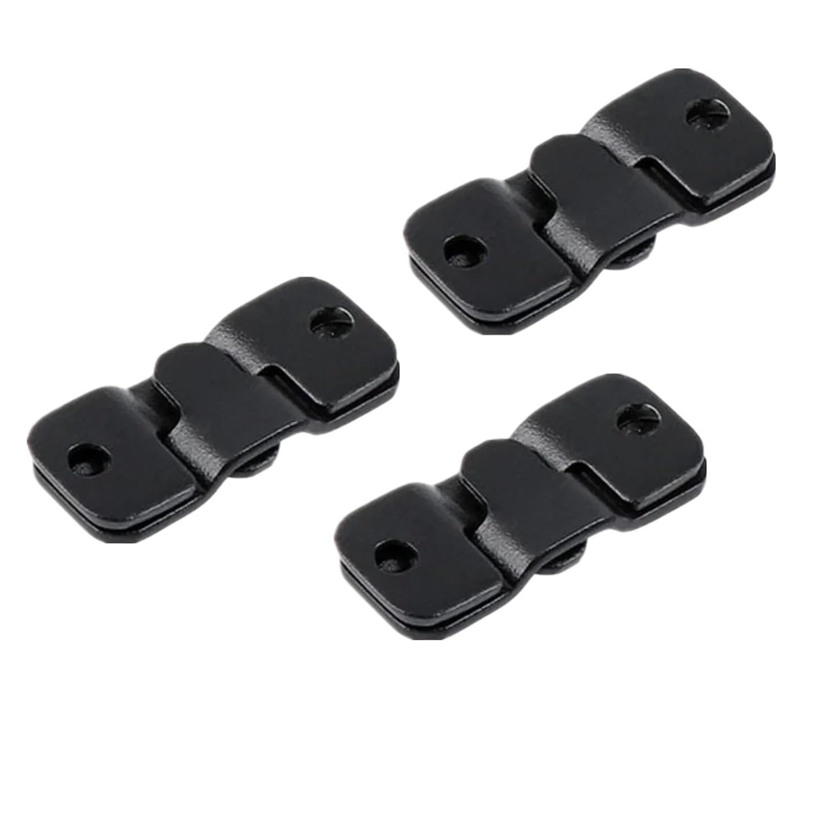 Kxaoxgrc S- 10 Set(Black) Stainless Interlocking Flush Mount Brackets, Multicolor Flush Concealed Mount Brackets 10/30 Set Stainless Steel Interlock Hangers(S- 10 Set(Black))
