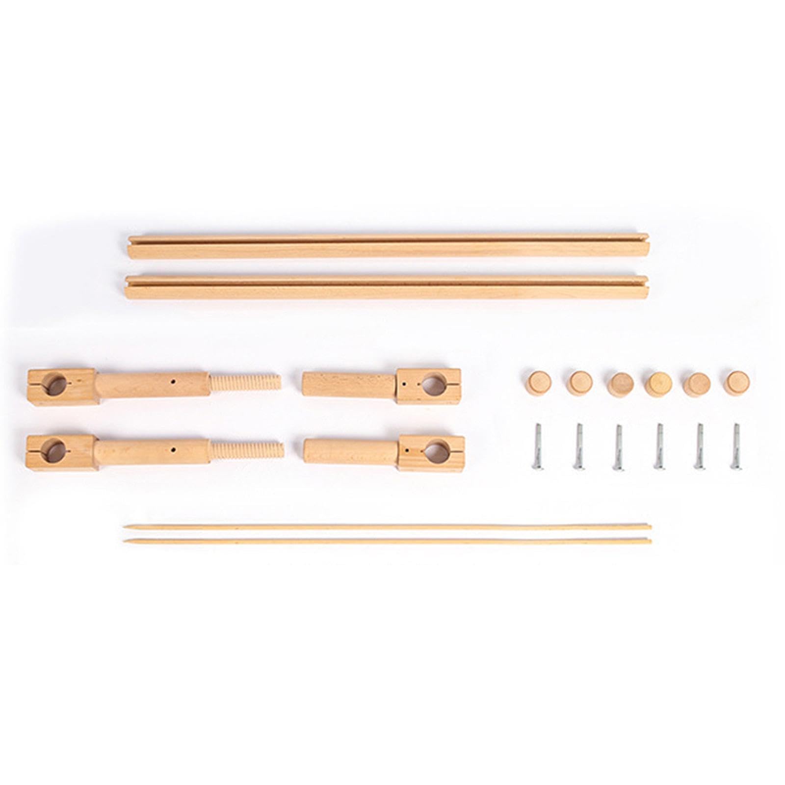 Bastidor de bordado de Para madera con altura ajustable para principiantes. Posición trabajo cómoda para proyectos bordado. Bastidor para niños, adultos y principiantes.