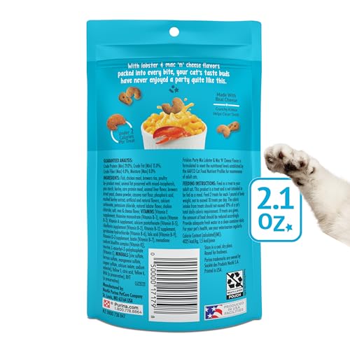 Friskies Purina Party Mix Cat Treats, Lobster & Mac 'N' Cheese, (10) 2.1 oz - image 8