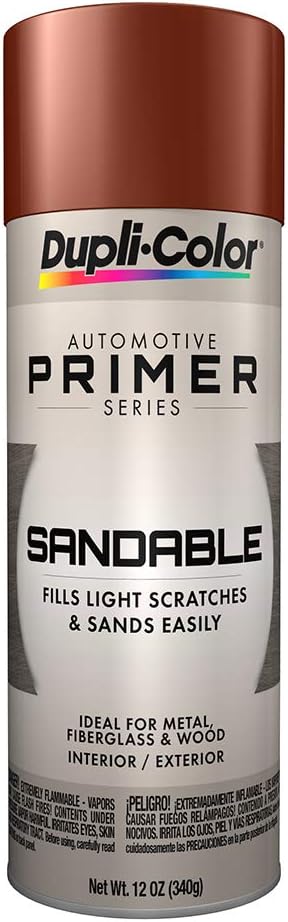 Dupli-Color - DAP1689-6 PK (EDAP16897-6 PK White Sandable Primer - 12 oz. Aerosol, (Case of 6)